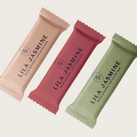 Lila Jasmine sampler pack with three lactation bars in different flavours, designed to support breastfeeding mums, dairy-free and convenient for on-the-go. Sample at this lower price. 