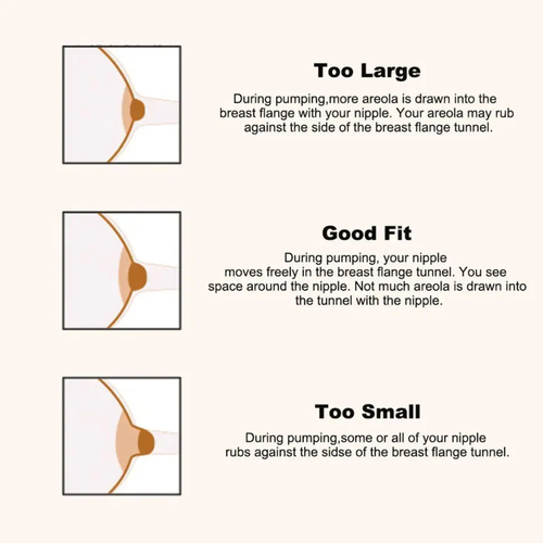 Youha INs Gen2 Wearable Breast Pump, size guide 1